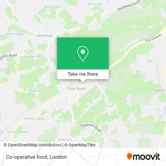 Co-operative food map
