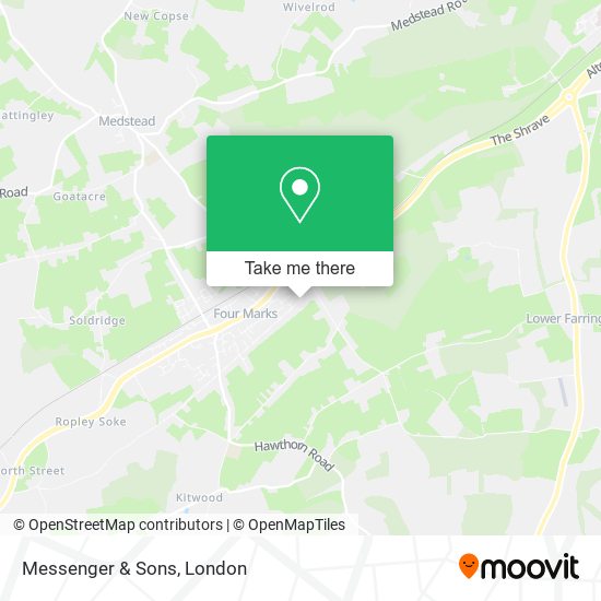 Messenger & Sons map