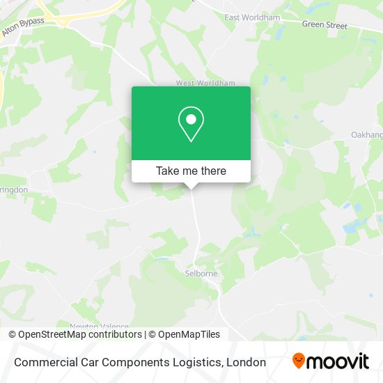 Commercial Car Components Logistics map