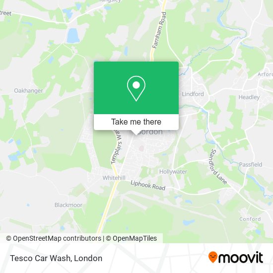 Tesco Car Wash map