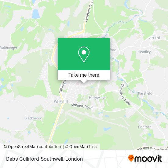 Debs Gulliford-Southwell map