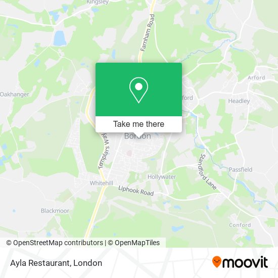 Ayla Restaurant map