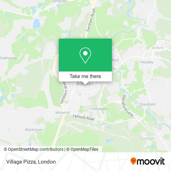 Village Pizza map