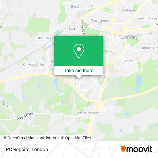 PC Repairs map