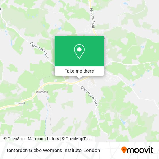 Tenterden Glebe Womens Institute map