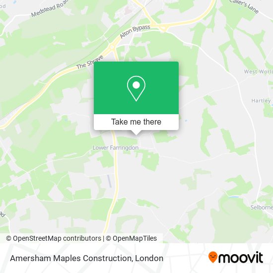 How to get to Amersham Maples Construction in East Hampshire by bus or ...