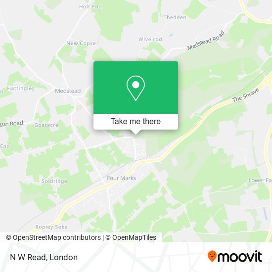 N W Read map