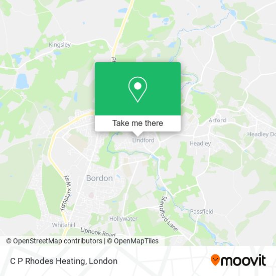 C P Rhodes Heating map