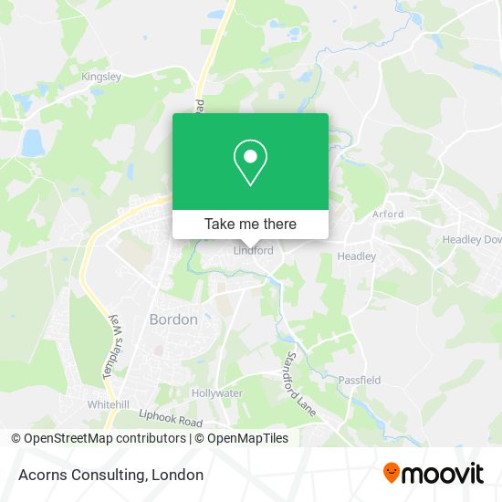 Acorns Consulting map