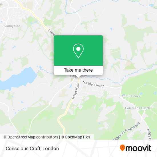 Conscious Craft map