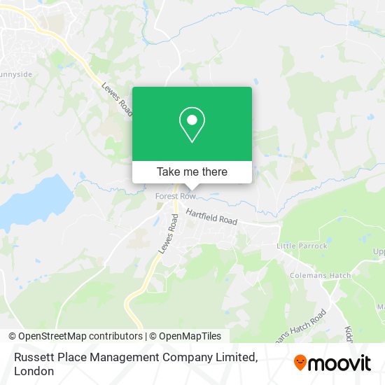 Russett Place Management Company Limited map