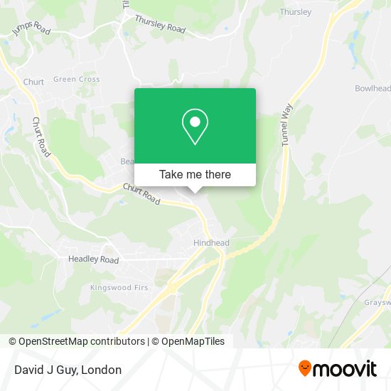David J Guy map