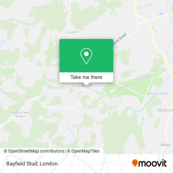 Bayfield Stud map