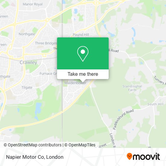 Napier Motor Co map
