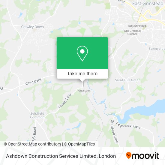 Ashdown Construction Services Limited map