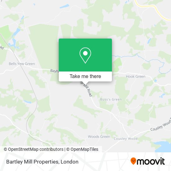 Bartley Mill Properties map