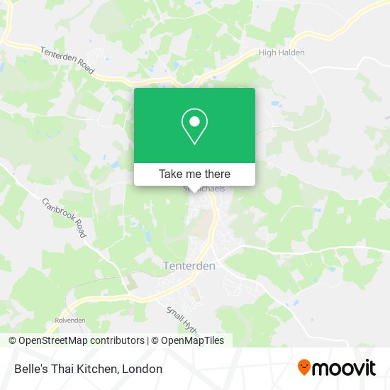Belle's Thai Kitchen map
