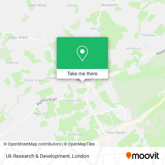 Uk Research & Development map
