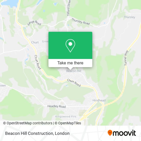 Beacon Hill Construction map