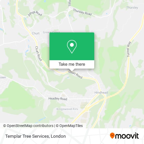 Templar Tree Services map