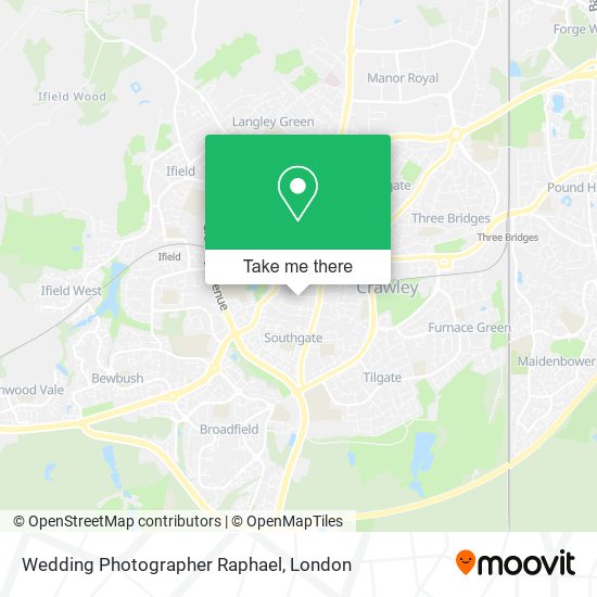 Wedding Photographer Raphael map