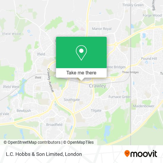 L.C. Hobbs & Son Limited map
