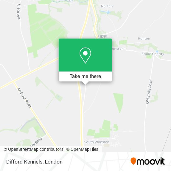 Difford Kennels map