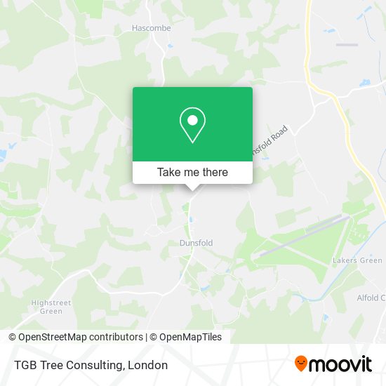 TGB Tree Consulting map