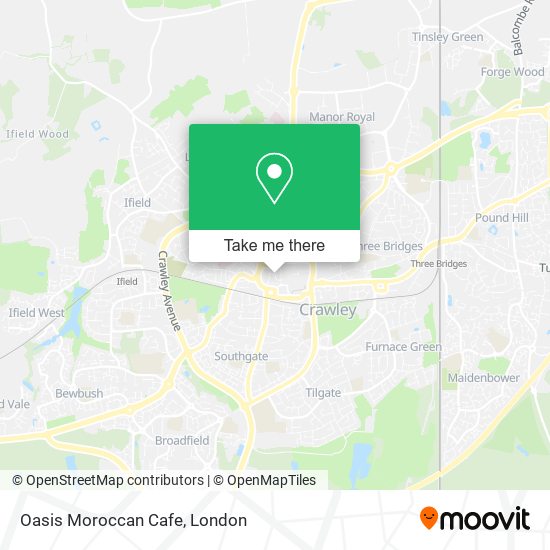 Oasis Moroccan Cafe map