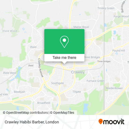 Crawley Habibi Barber map