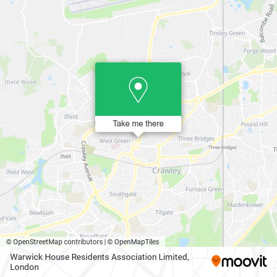 Warwick House Residents Association Limited map