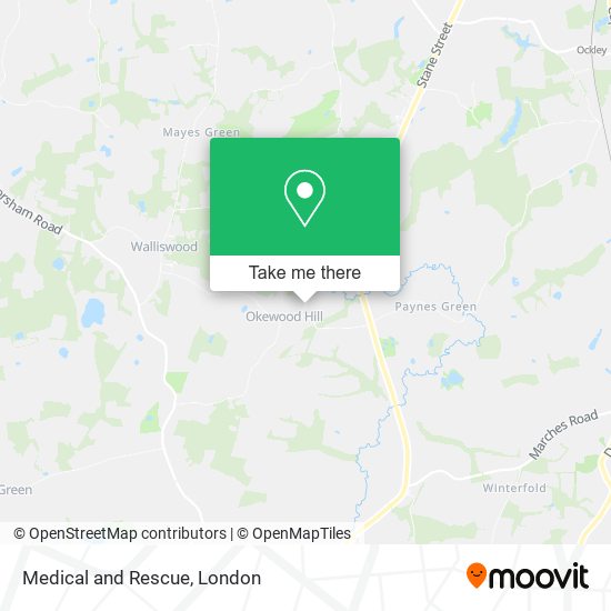 Medical and Rescue map