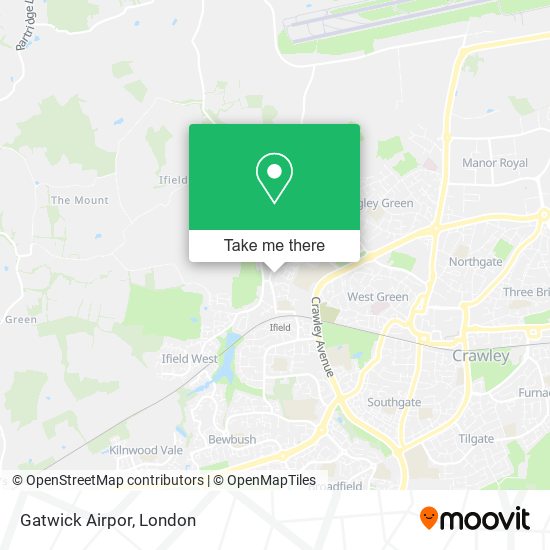 Gatwick Airpor map