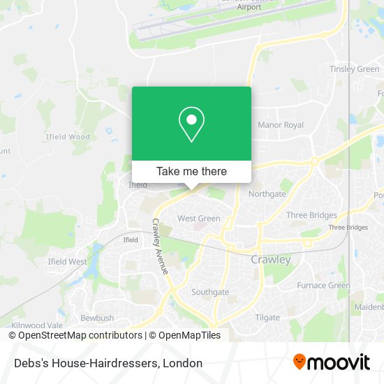 Debs's House-Hairdressers map
