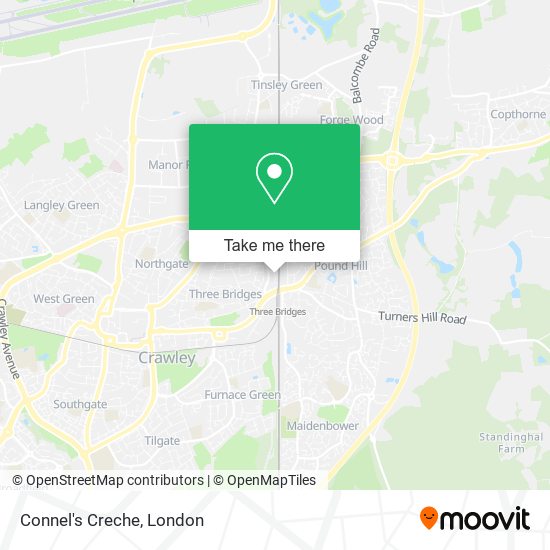 Connel's Creche map