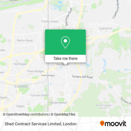 Shed Contract Services Limited map