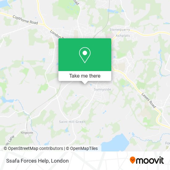 Ssafa Forces Help map