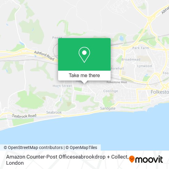 Amazon Counter-Post Officeseabrookdrop + Collect map