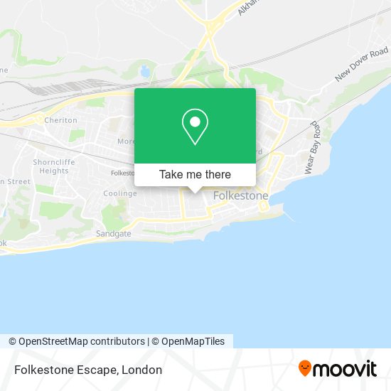 Folkestone Escape map
