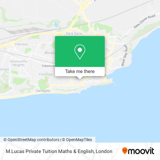 M.Lucas Private Tuition Maths & English map