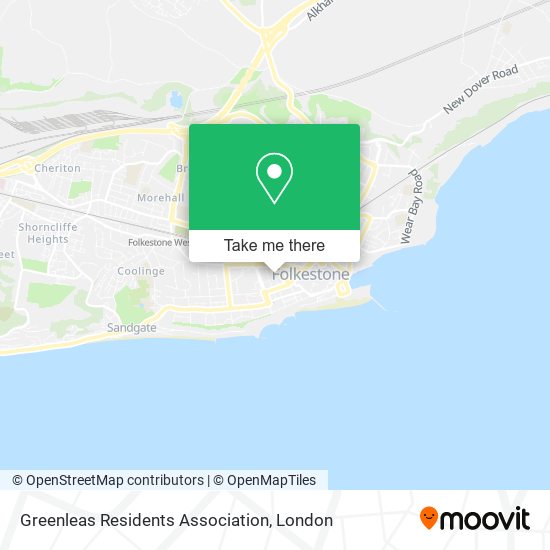Greenleas Residents Association map