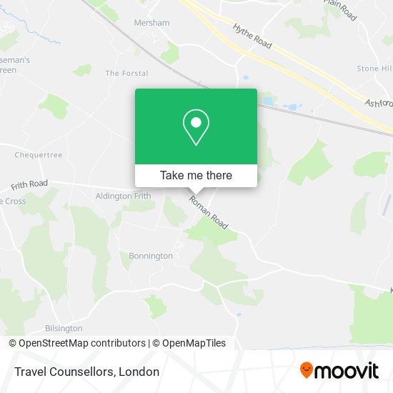 Travel Counsellors map