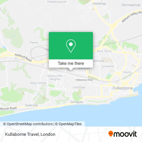 Kullaborne Travel map