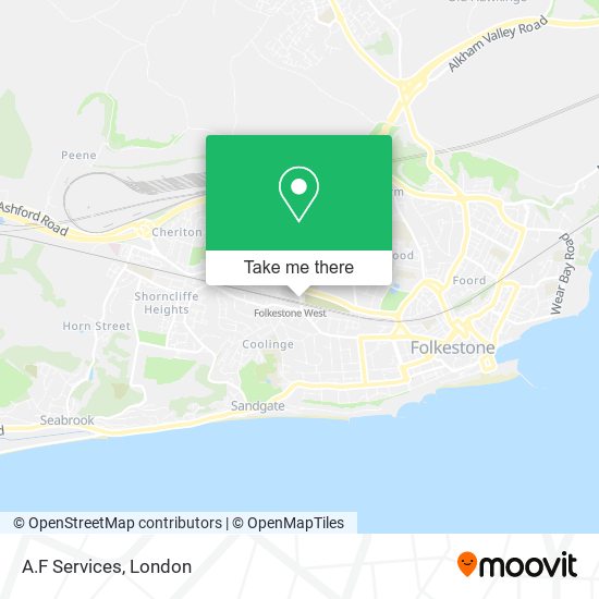 A.F Services map