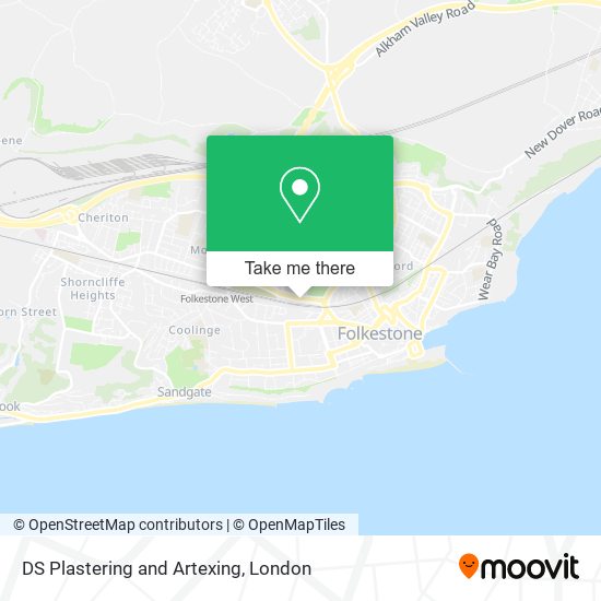 DS Plastering and Artexing map