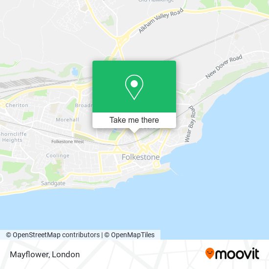 Mayflower map