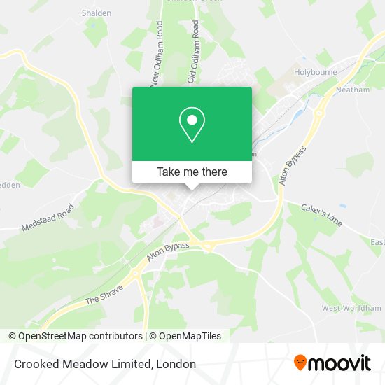 Crooked Meadow Limited map