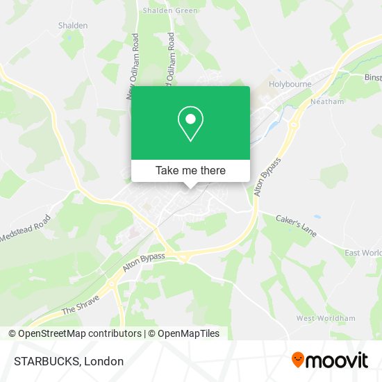 STARBUCKS map