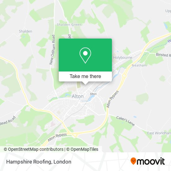 Hampshire Roofing map