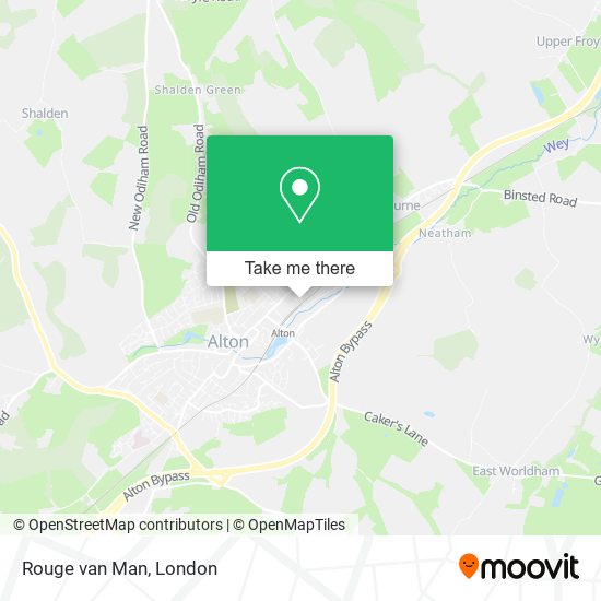 Rouge van Man map